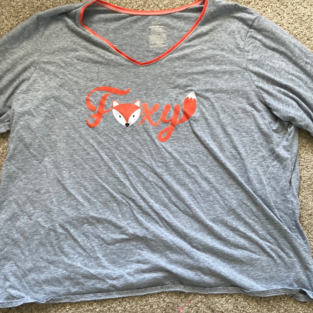 Foxy Pajama shirt for Women 3X